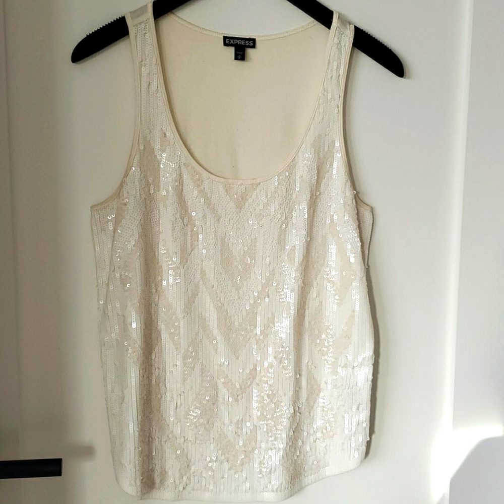 Sequins Tank Top | Express